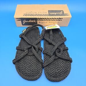Gurkee's Women's Barbados Rope Sandals New In Box Beach Jesus Sandals